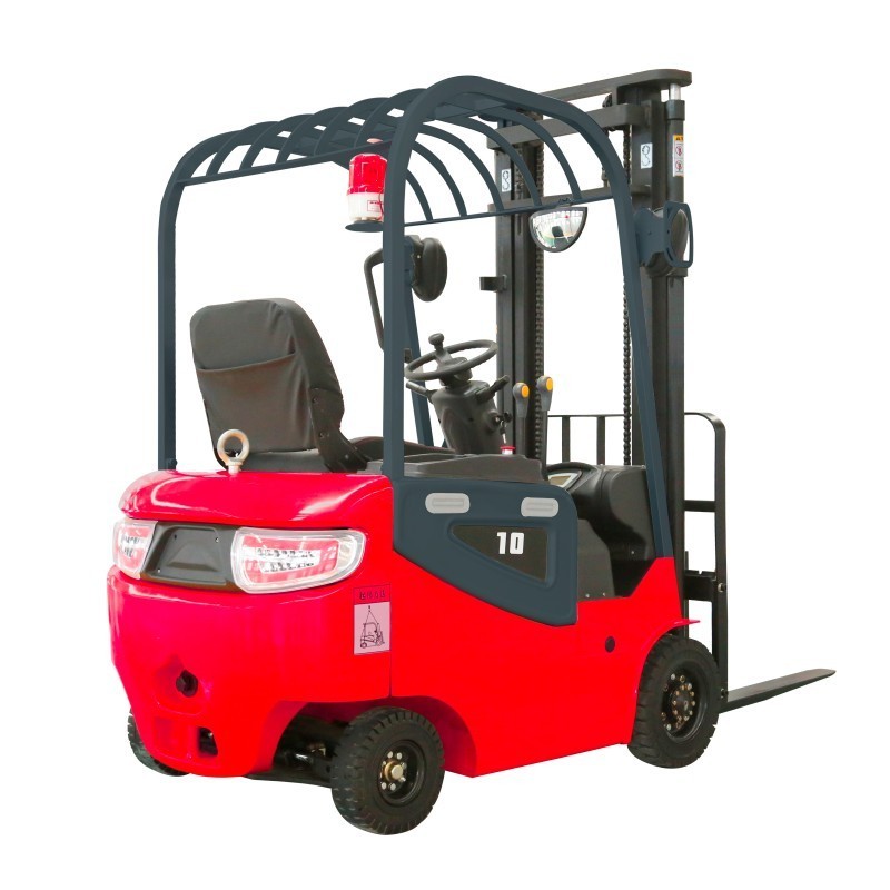 Official manufacturer CPD30 3ton Electric Forklift with crane jib and rotator attachment for sale