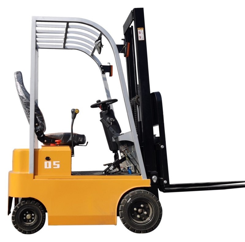 Official manufacturer CPD30 3ton Electric Forklift with crane jib and rotator attachment for sale