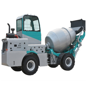 Professional Factory 2.1cbM Self-Loading Mixer Truck Loading Small Concrete Mixer Truck