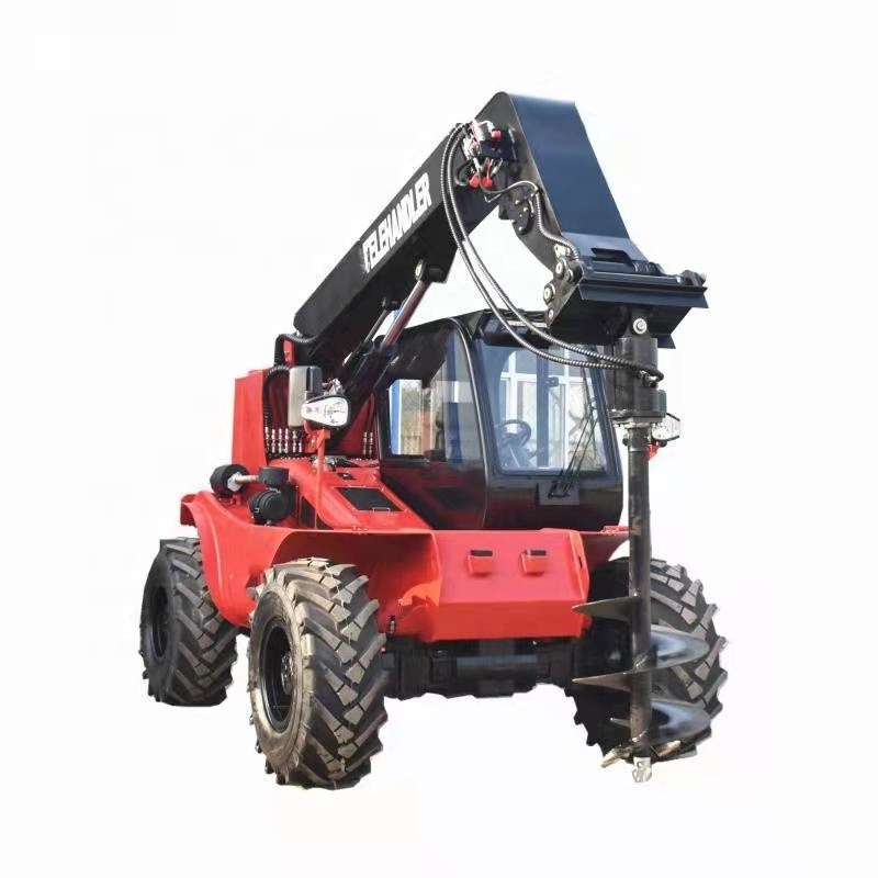 Top quality Material handling equipment forklift with telescopic side boom 3.7ton telehandler for sale