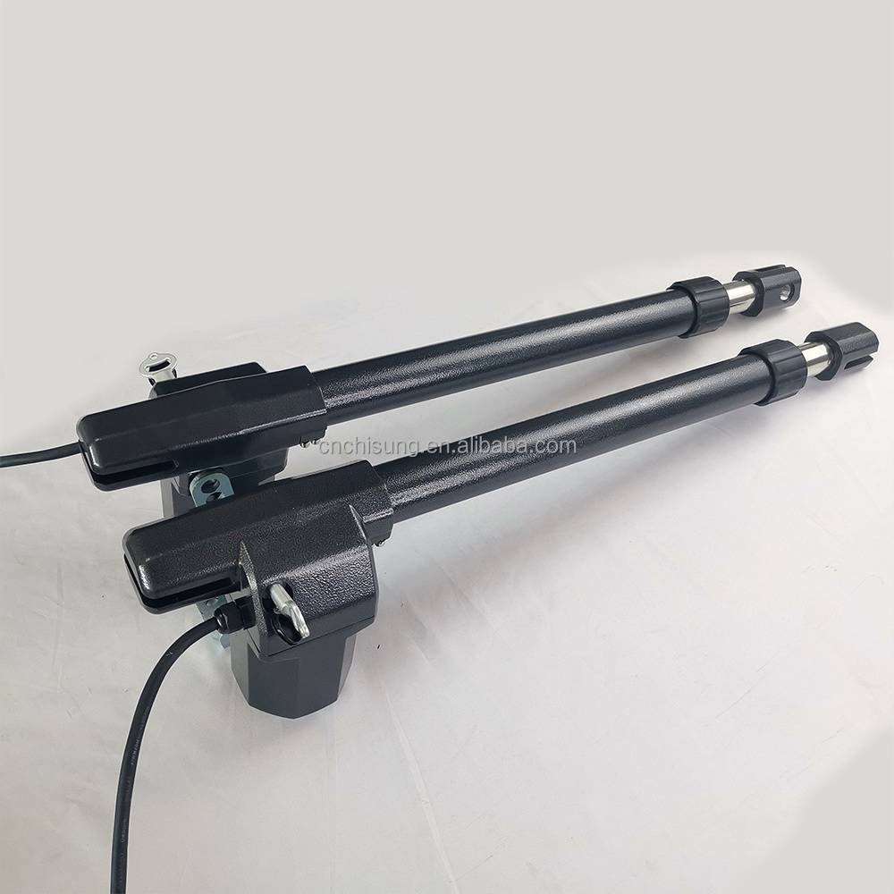 DC 24V Input Swing Gate Driver Actuator 500kg Automatic Electric Swing Gate Operator support solar power