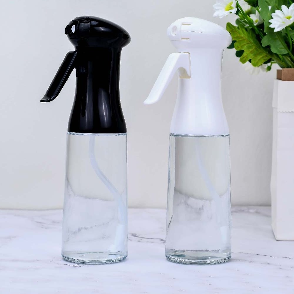 Olive Oil Sprayer for Cooking  210ml Glass Oil Dispenser Bottle Spray Mister  Refillable Food Grade Oil Vinegar Spritzer Spray