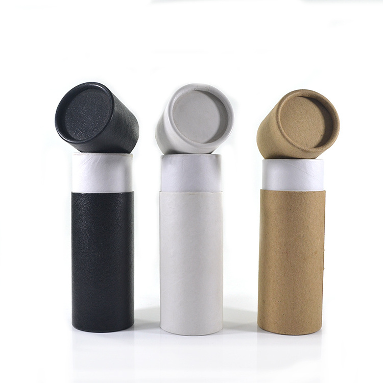 Factory Round Kraft Paper Tube Packaging For Tea Biodegradable Cardboard Paper Tube