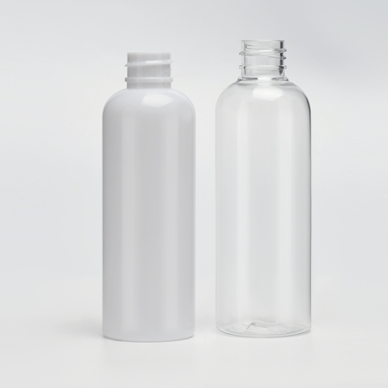 Empty 60ml 100ml 150ml 250ml 300ml 500ml clear plastic Hair Oil Squeeze Bottle With bamboo Twist-open Dispensing Cap