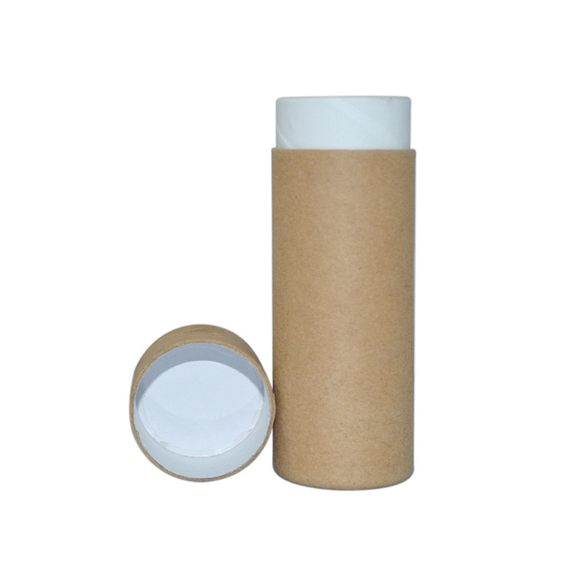 Factory Round Kraft Paper Tube Packaging For Tea Biodegradable Cardboard Paper Tube