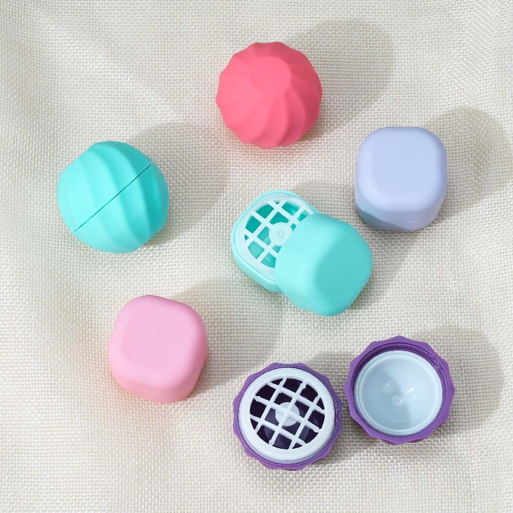 Lip Balm Lipstick Case Egg Shape Lip Balm Container Custom Eco Friendly Lip Balm Ball Case Container