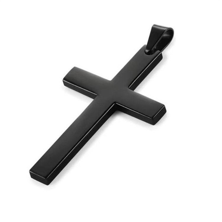 Minimalist Cross Necklace Stainless Steel Unisex Cross