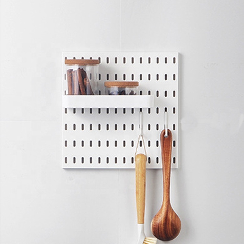 28CM*28CM Plastic Pegboard for Wall Organization Garage Tool Organizer Wall Mount Durable Wall Panel Organizer