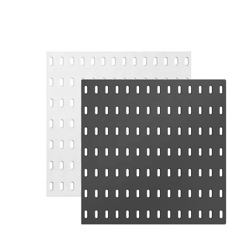 28CM*28CM Plastic Pegboard for Wall Organization Garage Tool Organizer Wall Mount Durable Wall Panel Organizer