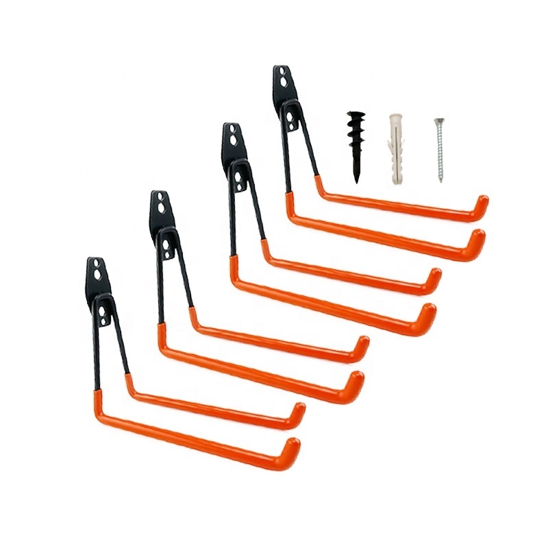 Wall Mount Storage Garage Hooks Heavy Duty for Hanging with Bike Storage Hook