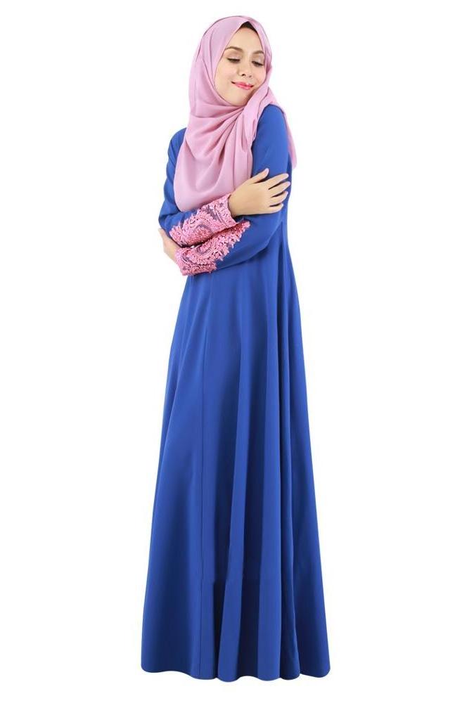 Z56021B New Arrival Kaftan/ DUBAI Fancy KAFTAN Abaya Ladies Wholesale Maxi Muslim Dress Polyester Middle East as Pictures CHOZA