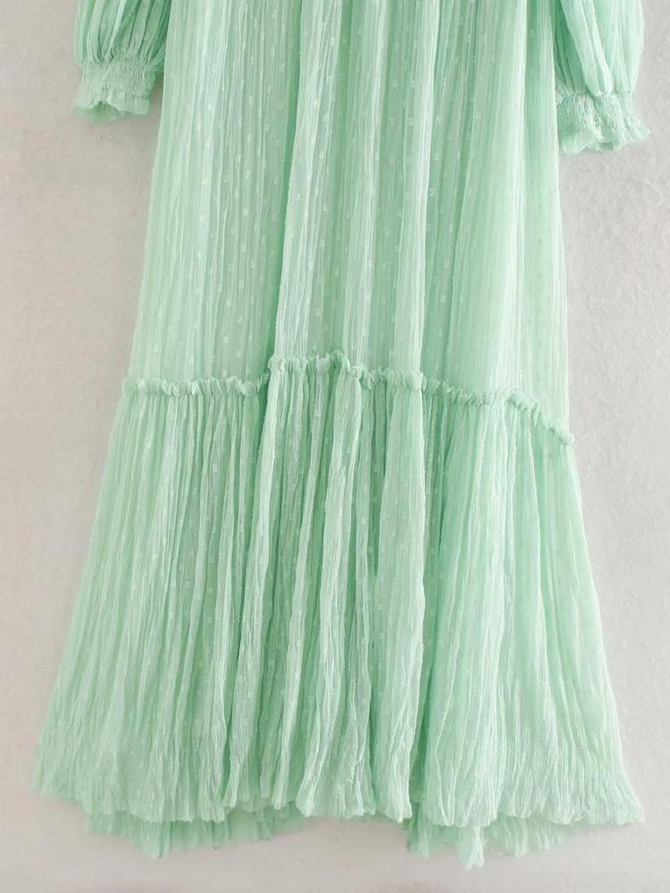 R50016S  wholesale 2020 new arrivals spring  women's fashion solid color tulle long dress