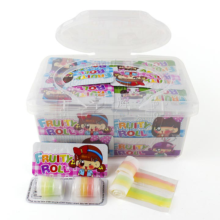 10g 2pcs Gummy Jelly Roll Candy in tablet box