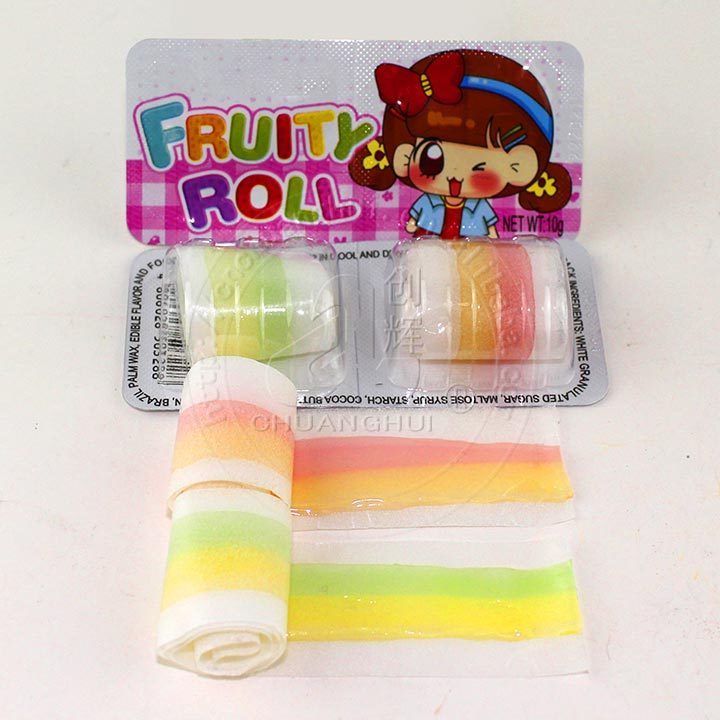 10g 2pcs Gummy Jelly Roll Candy in tablet box