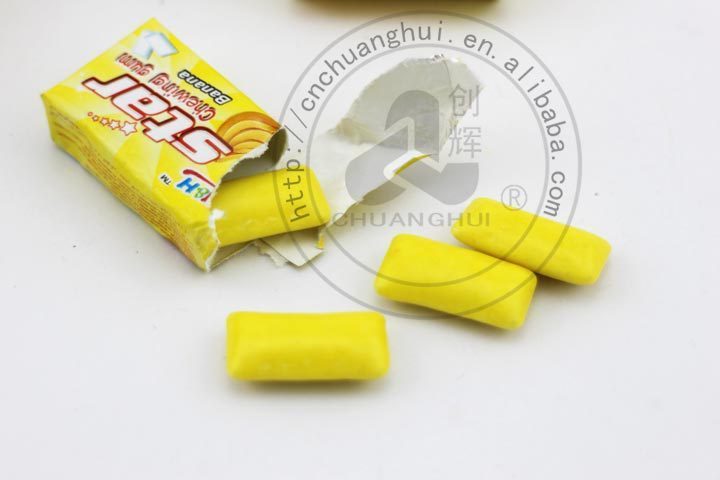 5 Pieces Banana Flavor Star Chewing Gum