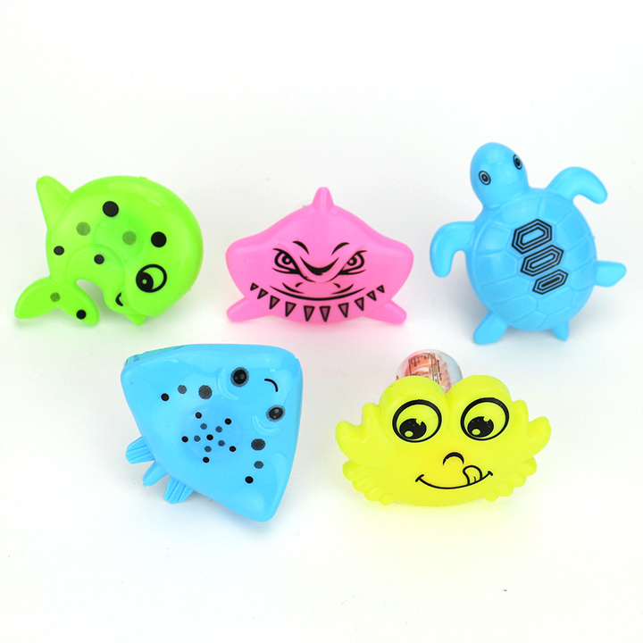 Marine World cartoon animal shaped nipple lollipop toy candy