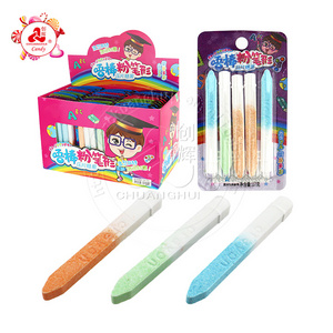 Colorful Chalk pencil shape press tablet candy