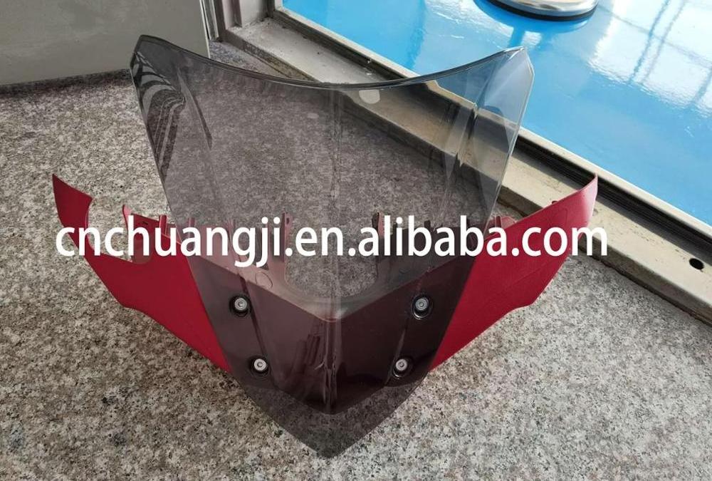 Motorcycle Body Parts PC windshield scooter Windscreens Front Shield for YAMAHA aerox 155 YAMAHA NVX L155  accessories