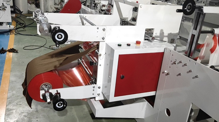 800SP Japan Servo Motor Driven Professional Plastic Bag Forming Machine For Patch handle shopping Bag making machine