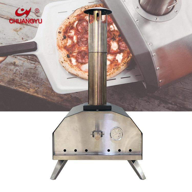 Charcoal Grill Home Conveyor BBQ Wood Fire Outdoor Pizza Oven