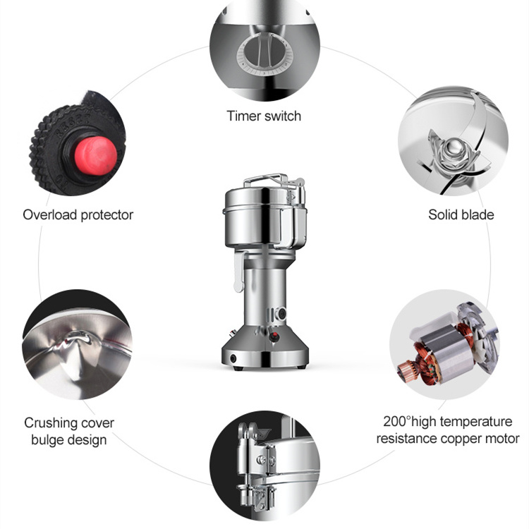 Commercial Electric Dry Food Powder Making Machine Spice Chili Pepper Grinder