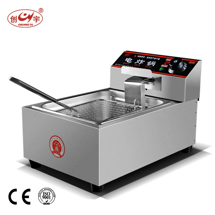 Chuangyu Manufacturing Company Commercial Electric Fish And Chips Deep Fryers For Sale