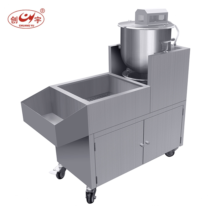 Automatic commercial gas flavored popcorn ball making machine trolley