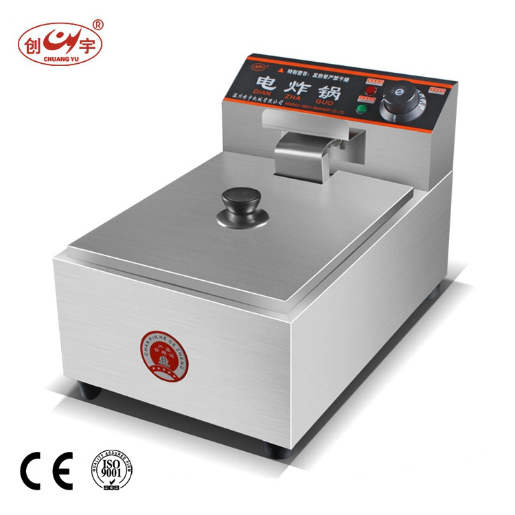 Chuangyu Manufacturing Company Commercial Electric Fish And Chips Deep Fryers For Sale