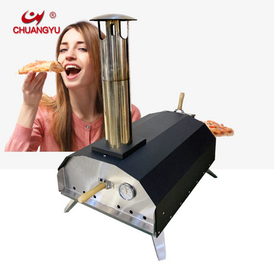 Charcoal Grill Home Conveyor BBQ Wood Fire Outdoor Pizza Oven