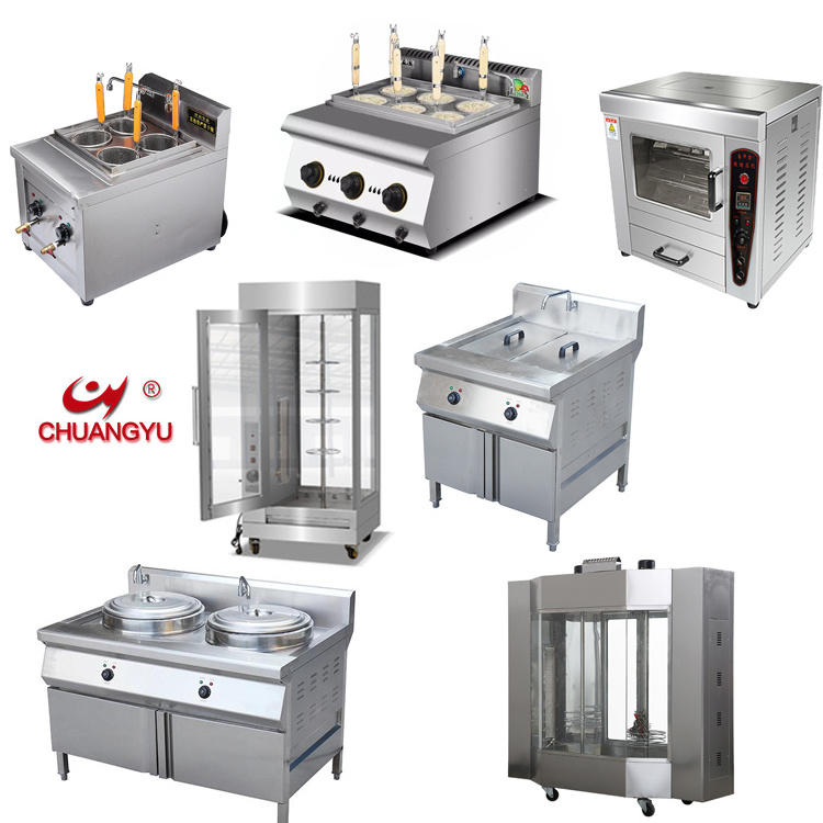 High quality commercial fast food maker kitchen equipment