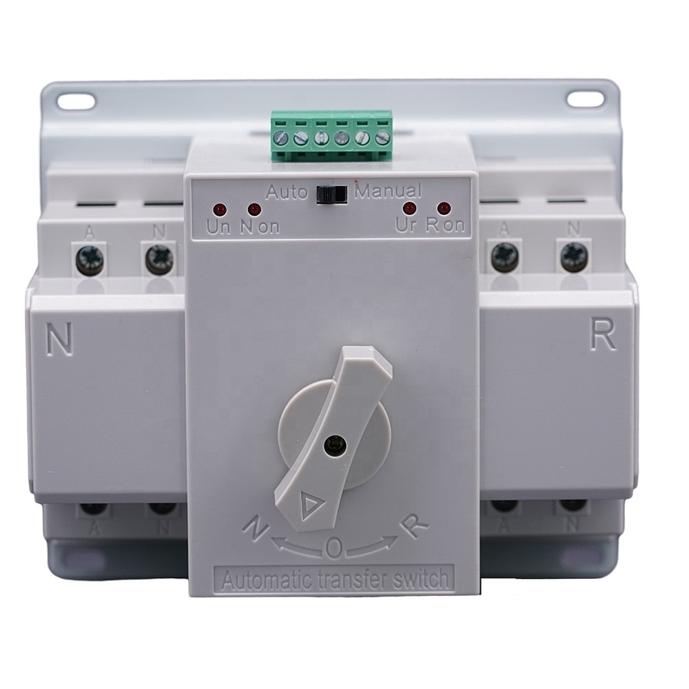 Dual Power Distribution Dedicated to Power Switching ATS Automatic Transfer Switch AC220V 380V 2P 4P 50 White 60 Poe Switch 24v