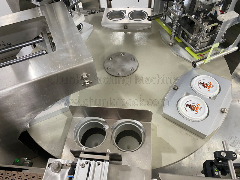 Packaging yogurt cup filling sealing machine