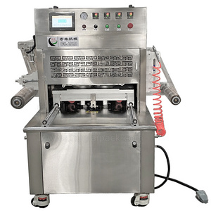 Beef Poultry Meat Fish Shrimp Salmon Seafood Tray Vacuum Skin Packing Machine