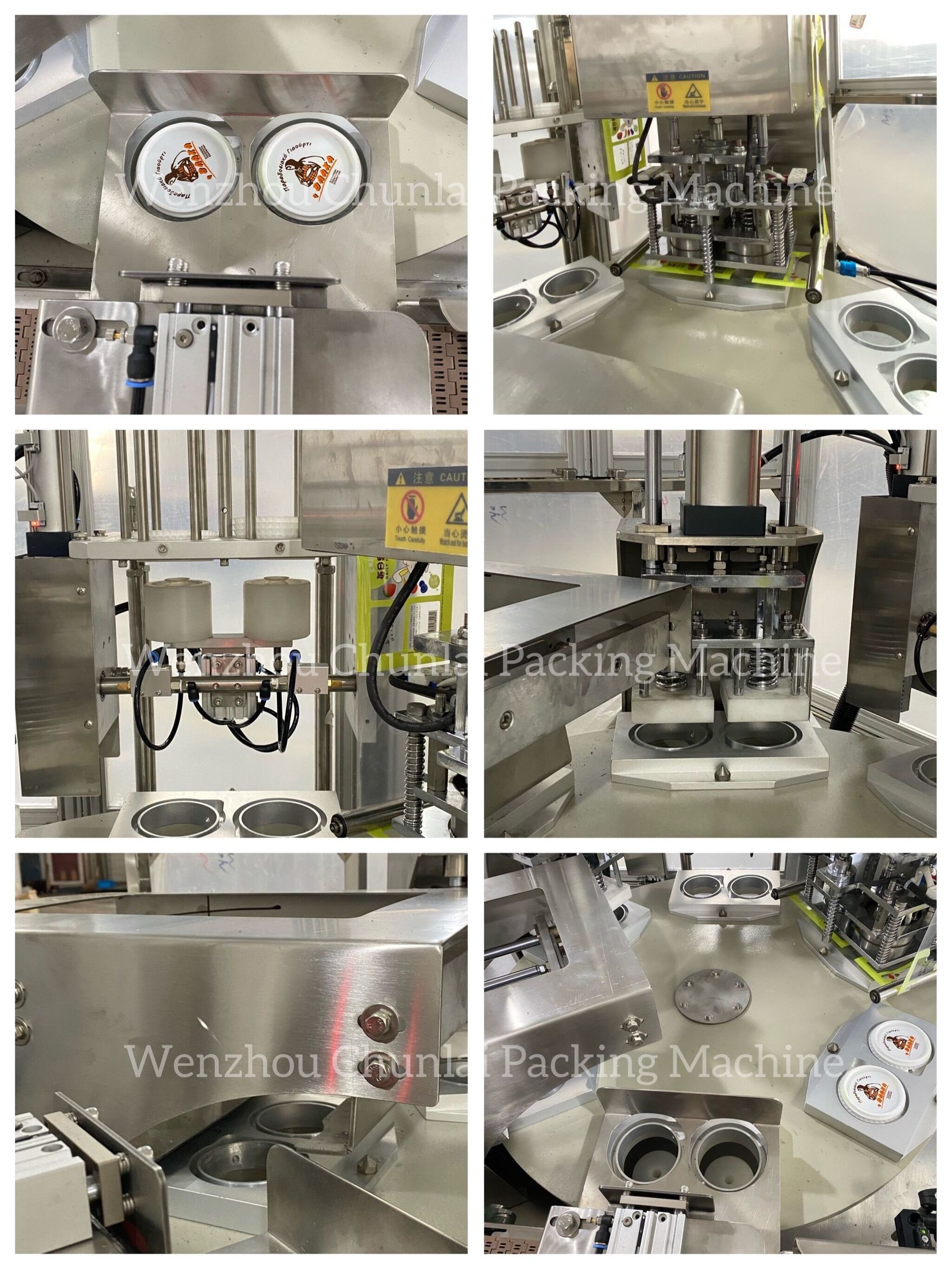 Automatic Milk Tea/Yogurt Packaging Machine Popping Boba Cup Filling Sealing Machine