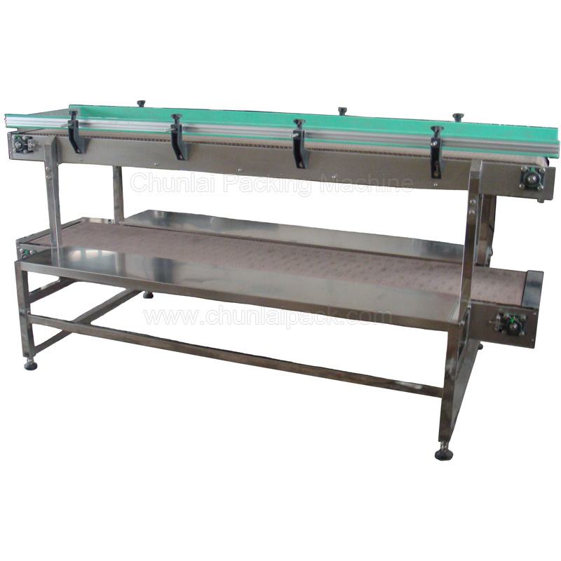 Packing Production Line Double Layers Conveyor Belt Machine