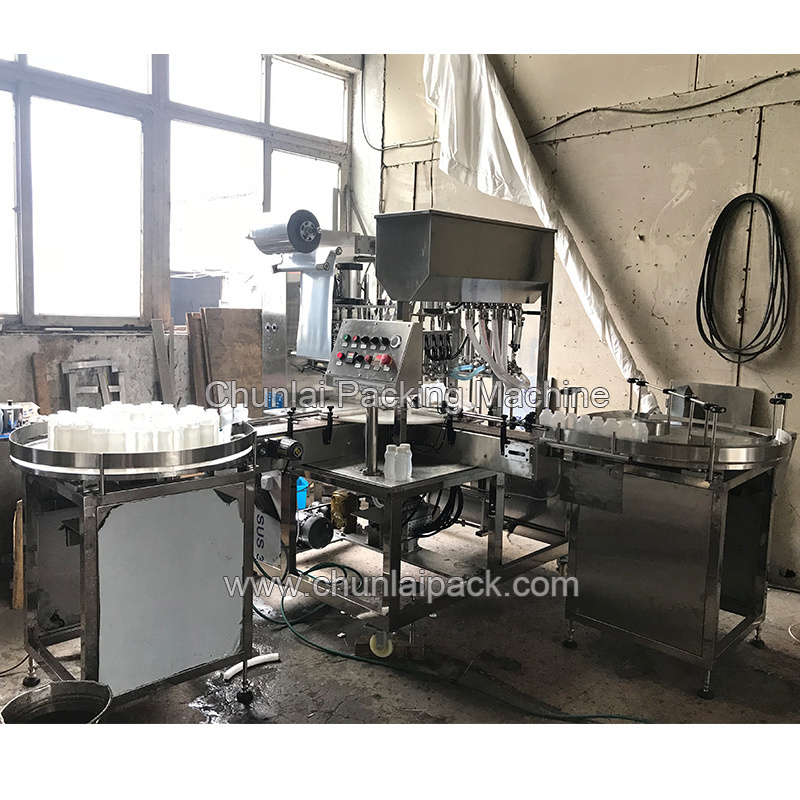 KIS-1800 Automatic Lemonade Orangeade Coconut Drink Litchi Juice Milk Bottle Filling Sealing Machine