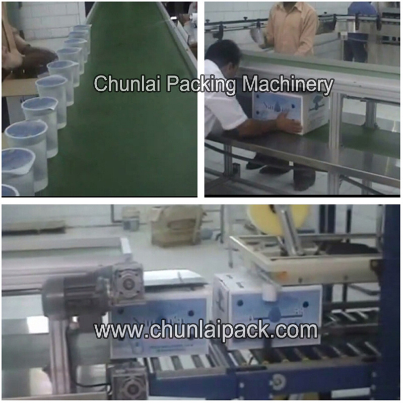 Packing Production Line Double Layers Conveyor Belt Machine