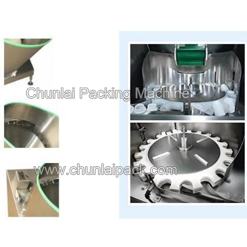 Flat Round Bottle Unscrambler Unscrambling Sorting Machine