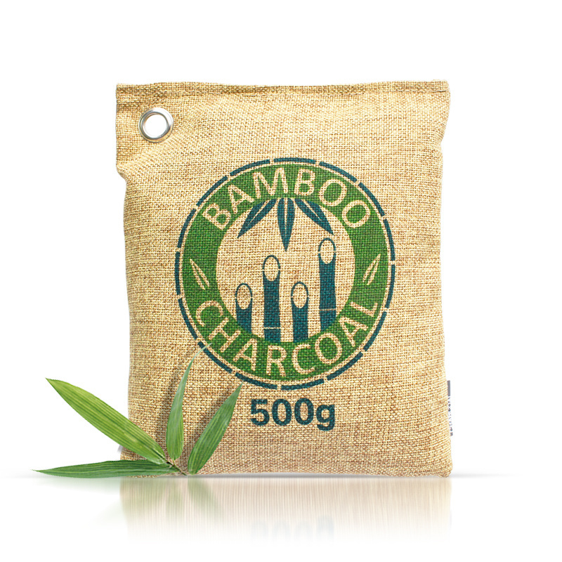 Auto Air Purifying Bamboo Charcoal Bag 100% Natural Bamboo Charcoal Bag/ Air Freshener to Remove Smell in Car Solid