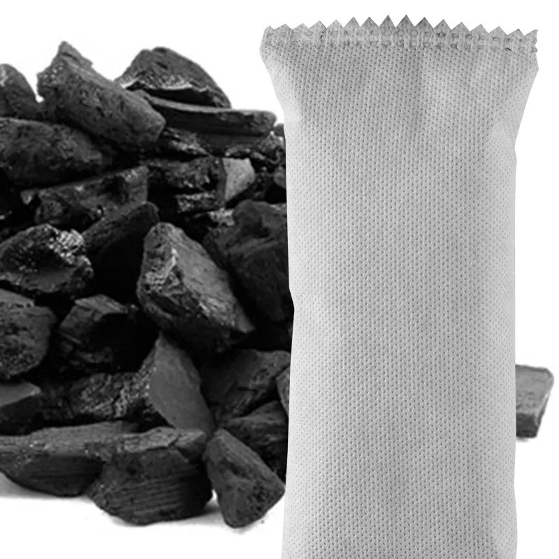 Pure Natural Activated Bamboo Charcoal Odor Absorber Bag for Air Purifying