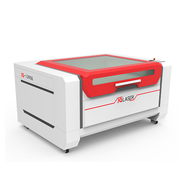 JQLASER  1390G Easy use CNC Laser engraver cutter and Co2 Laser cutting machines manufacturer  for Non-metal wood plywood