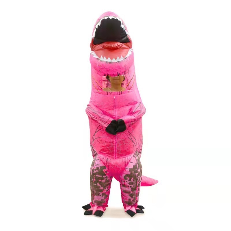 Halloween Tyrannosaurus Rex Inflatable Cosplay Garment Festival Party Funny Pterosaurus Inflatable Costume Dinosaur Clothing