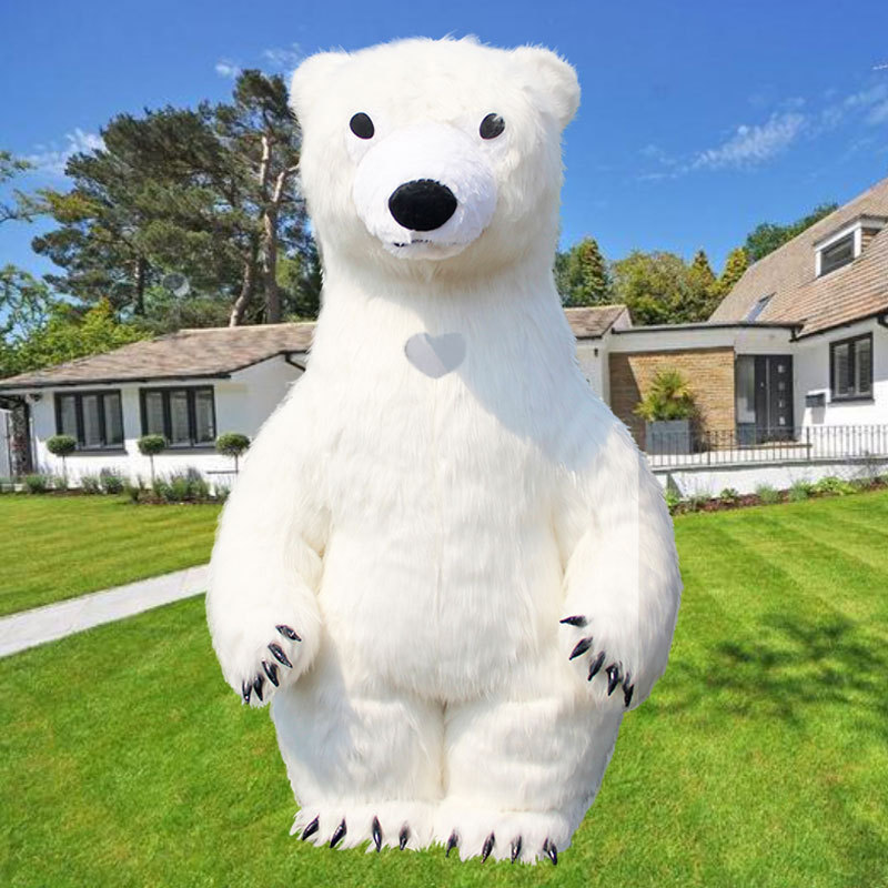 2M 2.6M 3M Polar Bear Cartoon Doll Costume Opening Activity Clothing Giant Inflatable Panda Costume