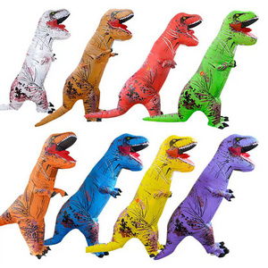 Halloween Tyrannosaurus Rex Inflatable Cosplay Garment Festival Party Funny Pterosaurus Inflatable Costume Dinosaur Clothing