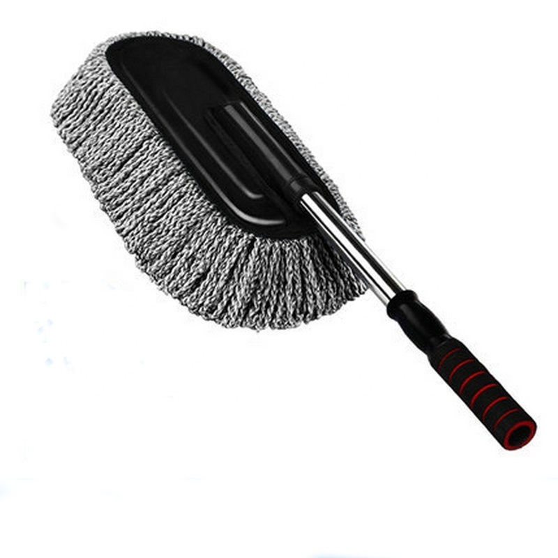 Car Wheel Tire Body Easy Scrubbing Cleaning Brush Microfiber Handheld Dust Stains Sweep Car Wash Mop Automotive Car wash Brush