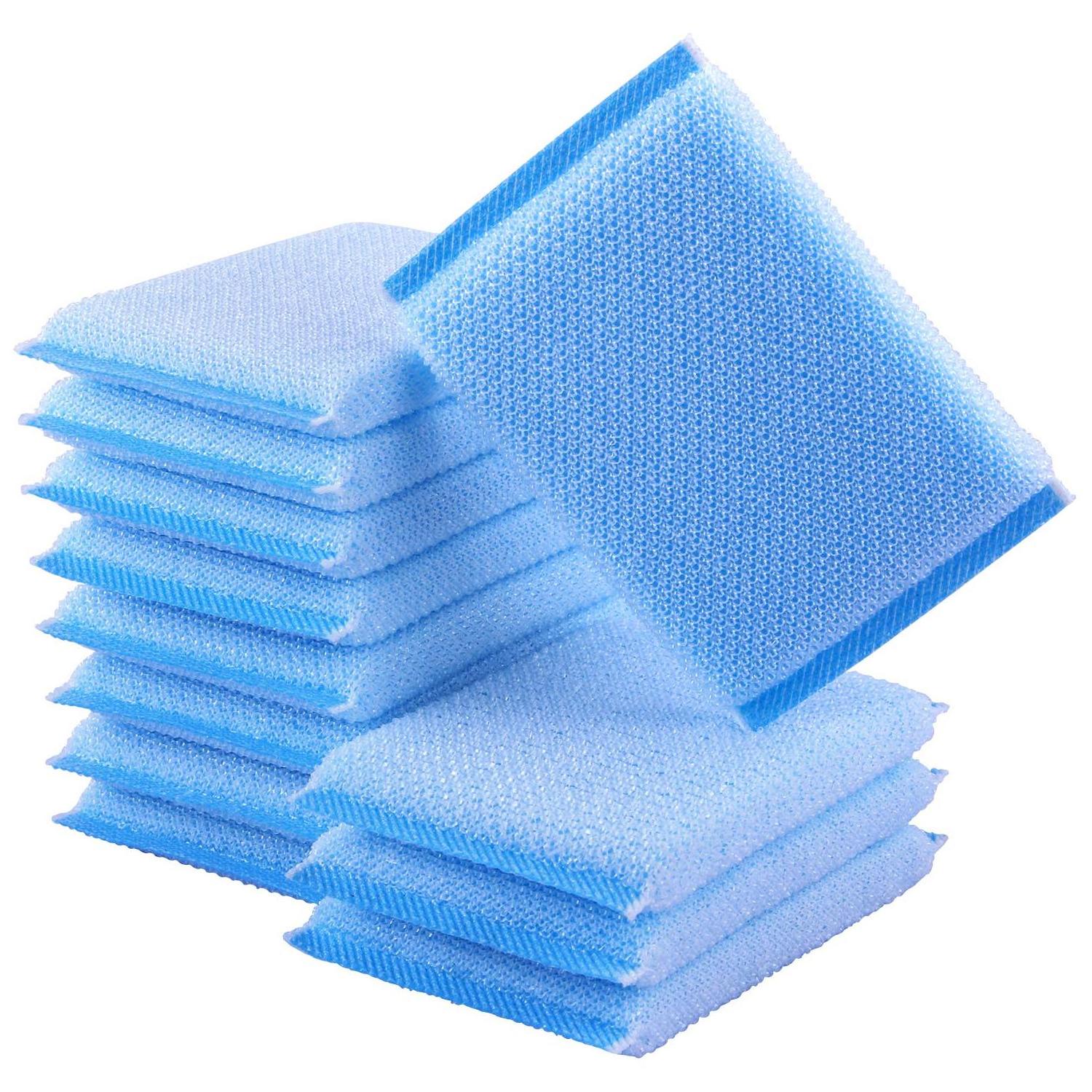 Nylon Cleaning Scrub Pad Long Lasting and Reusable Dish washing Sponge Scouring Pads Sponge for Kitchen