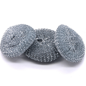 Kitchen and pot duty  cleaning stainless steel wire scourer metal scrubber