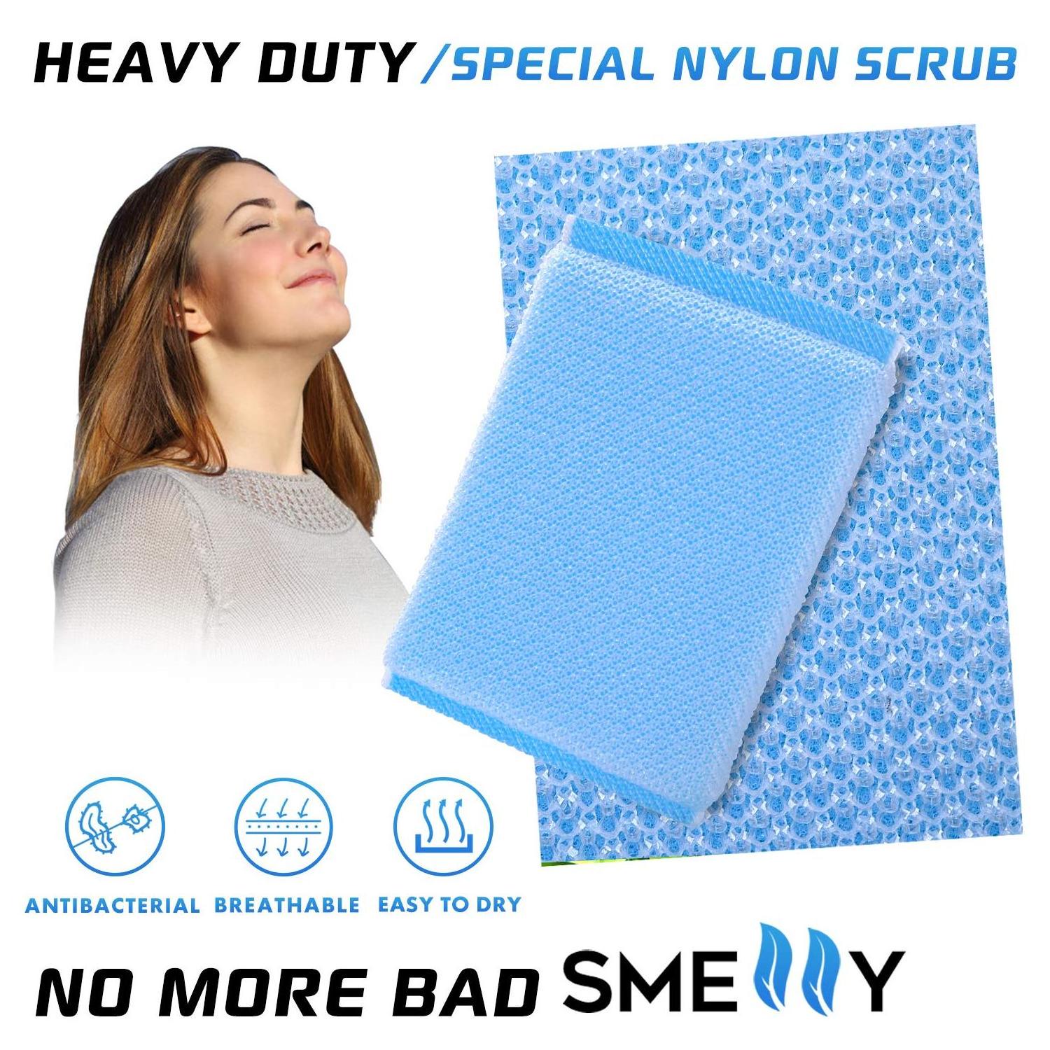 Nylon Cleaning Scrub Pad Long Lasting and Reusable Dish washing Sponge Scouring Pads Sponge for Kitchen