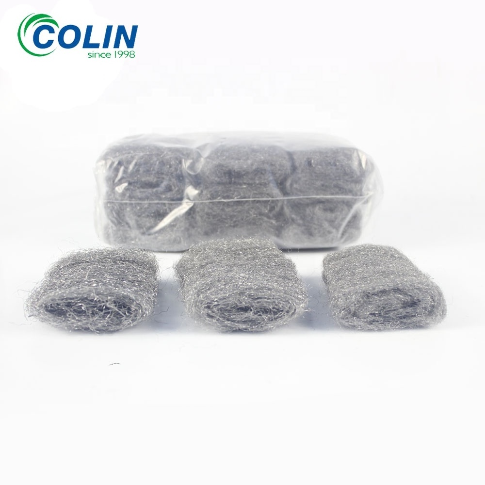 Fine Grade Steel Wool Scrubber Steel Wool Soap Pads Scourer Scrubber Magic Cleaner Kitchen Cleaning Tool for Dishes Pots Pans