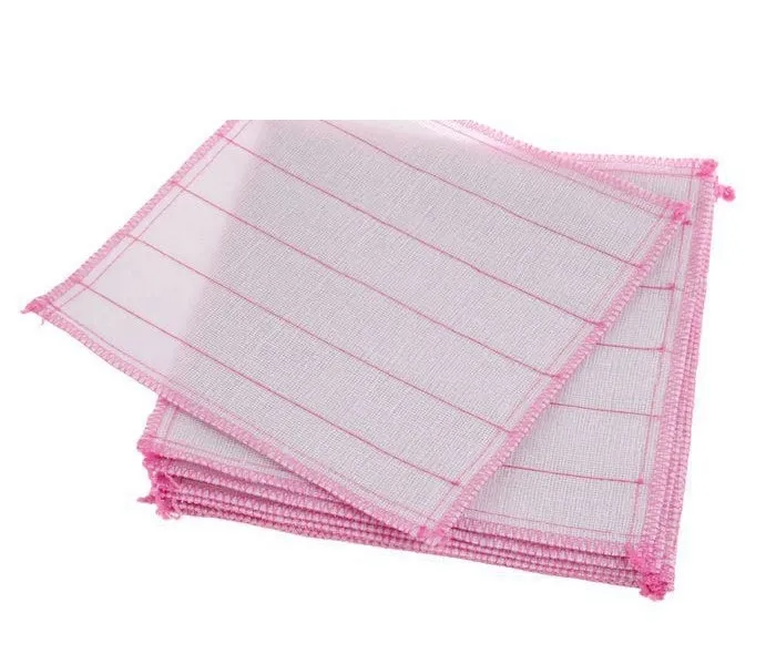 Kitchen Anti Greasy Bamboo Fiber Clean Dishcloths Kitchen Microfiber Clean Towel